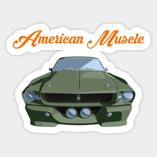 American Muscle 2 Sticker